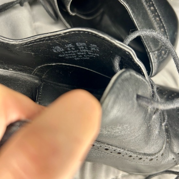 Franco Sarto Black Lace-Up Heels - Picture 6 of 6